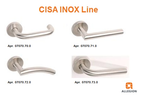Новая коллекция дверных ручек - CISA INOX Line