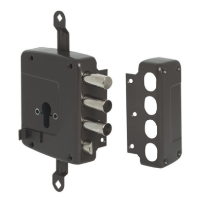 Накладной замок с европейским цилиндром