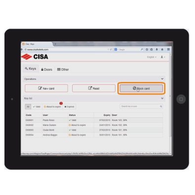Программное обеспечение для контроля доступа CISA AERO